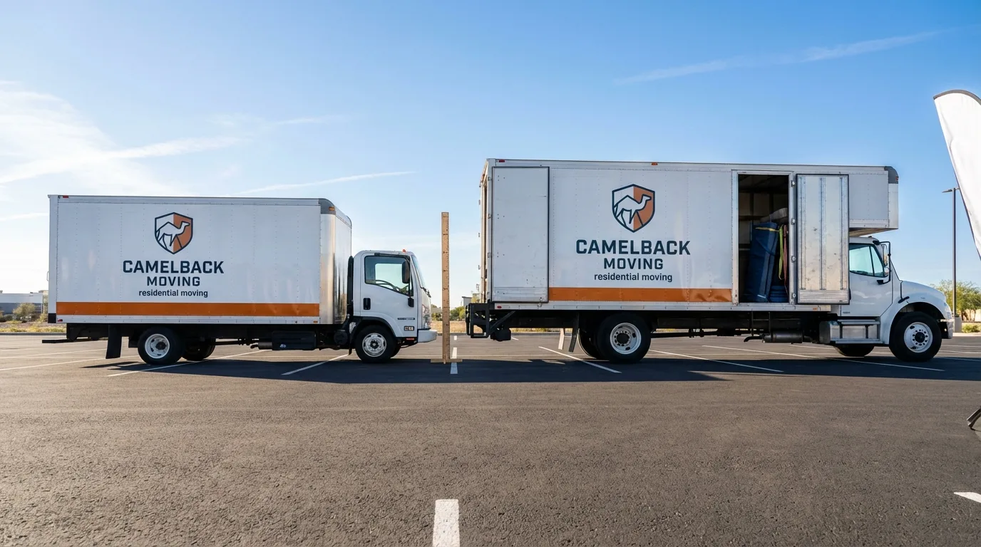 Moving truck size capacity guide in Oil City